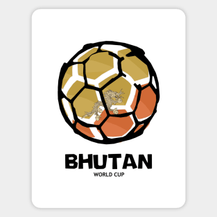 Bhutan Football Country Flag Magnet